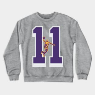 lakers number 11 Crewneck Sweatshirt